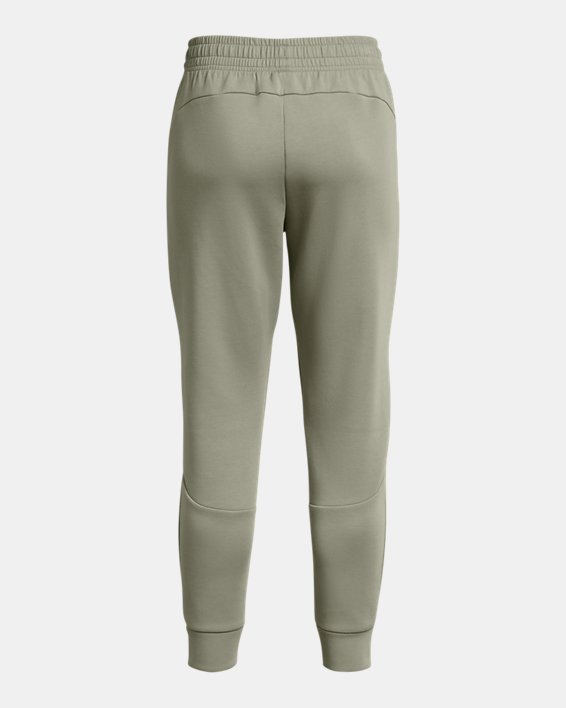 Women's UA Unstoppable Fleece Joggers in Green image number 5
